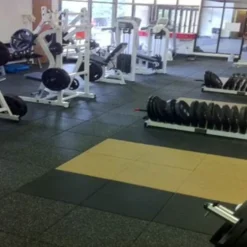 Action Sport Rubber Gym Tile Black 1 Inch x 2x2 Ft.