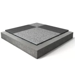 Action Sport Rubber Gym Tile 10% Color 1 Inch x 2x2 Ft.