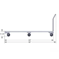 Cart for Protective Carpet Tile