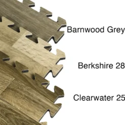 Comfort Flex Tile 1/2 Inch x 10x10 Ft. Kit Beveled Edges