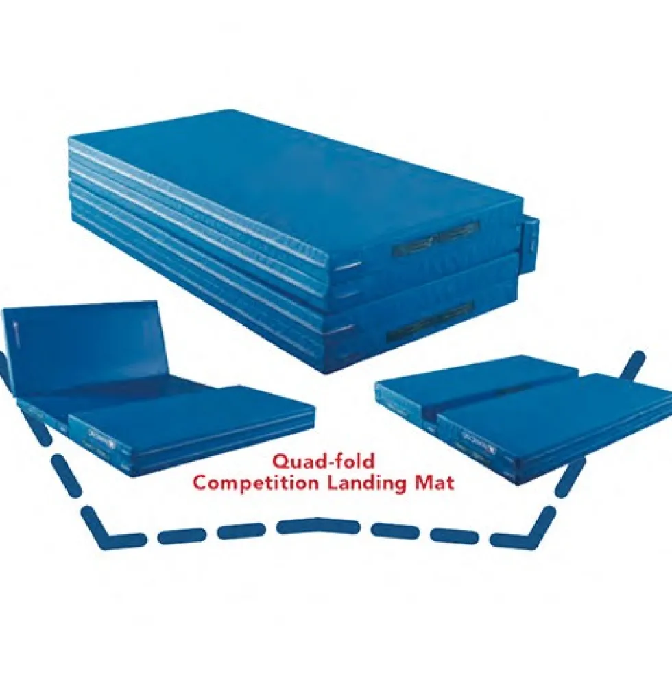 Competition Landing Mat Quad-Fold 6x15.5 Ft. x 12 cm