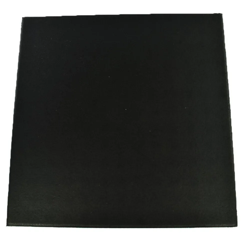 dBTile Gym Floor Tile Black 2.5 Inch x 2x2 Ft. with Quad Blok