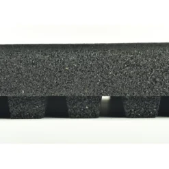 dBTile Gym Floor Tile Black 2.5 Inch x 2x2 Ft. with Quad Blok