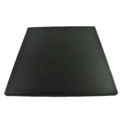 dBTile Gym Floor Tile Black 2.5 Inch x 2x2 Ft. with Quad Blok