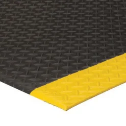 Diamond Deluxe Soft Foot Fatigue Mat 3x5 Feet Black/Yellow