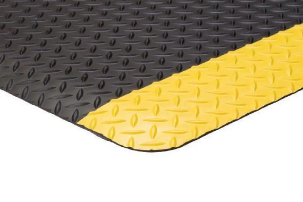 Diamond Foot Fatigue Mat Colored Borders 3x5 feet