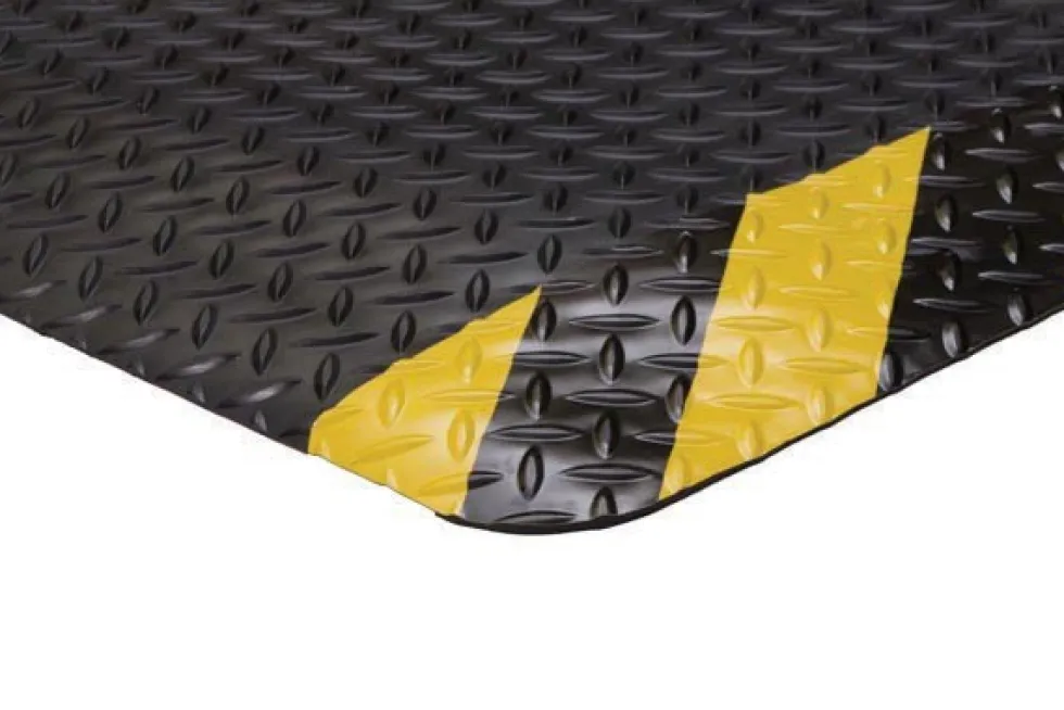 Diamond Foot Fatigue Mat Colored Borders 3x75 feet