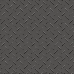 Diamond Plate Garage Tile Black or Dark Gray 8 tiles 5 mm x 20.5x20.5 Inches
