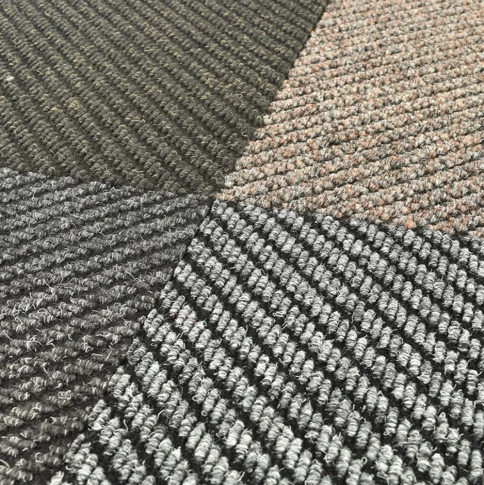 Dominator LP Gym Carpet Tiles 3/8 Inch x 19.69x19.69 Inches 20 per Carton