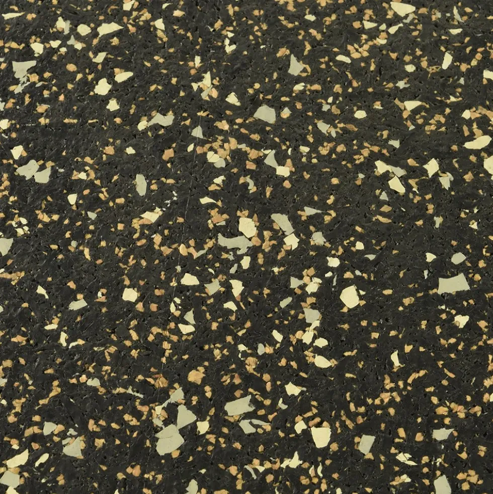 FlexeCork Interlocking Cork Rubber Tile 3/8 Inch x 3x3 Ft.