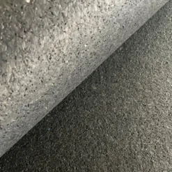 ForceFit Athletic Rolled Rubber Black 1/2 Inch x 4 Ft. Wide Per SF