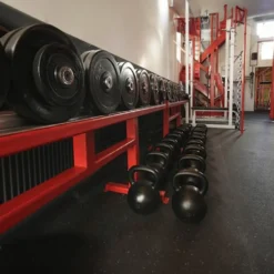 ForceFit West Athletic Rolled Rubber Black 1/2 Inch x 4 Ft. Wide Per SF