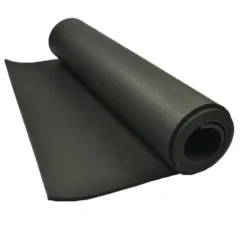 ForceFit West Athletic Rolled Rubber Black 1/2 Inch x 4 Ft. Wide Per SF