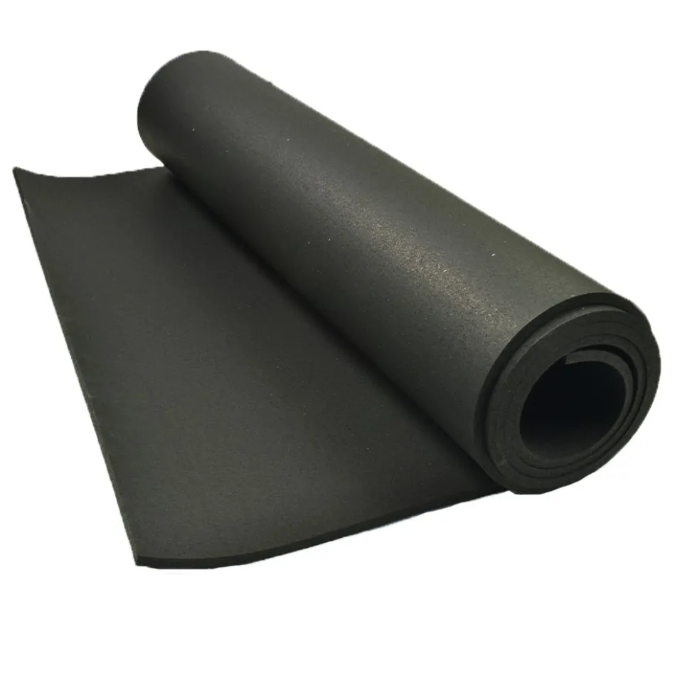 ForceFit West Athletic Rolled Rubber Black 1/2 Inch x 4 Ft. Wide Per SF