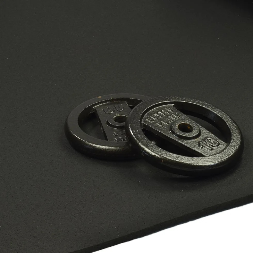 ForceFit West Athletic Rolled Rubber Black 1/2 Inch x 4 Ft. Wide Per SF