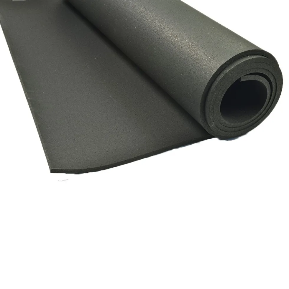 ForceFit West Athletic Rolled Rubber Black 1/2 Inch x 4 Ft. Wide Per SF