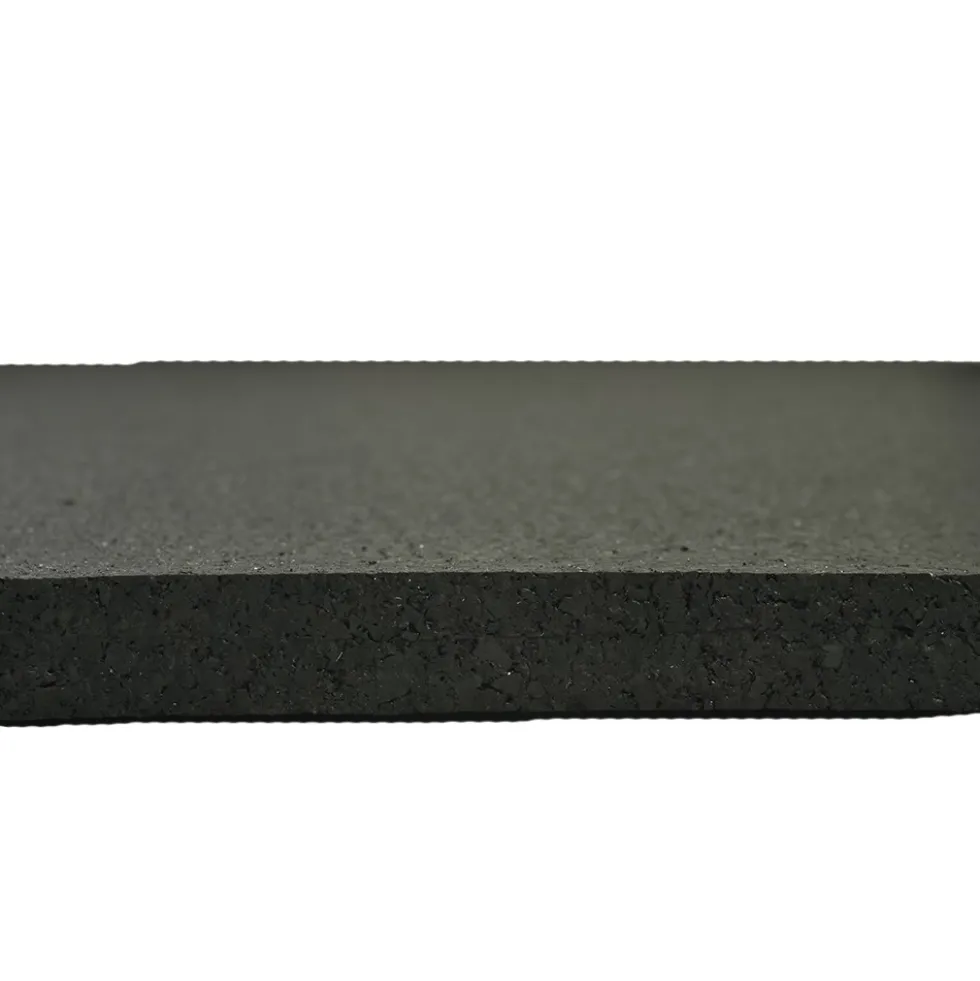 ForceFit West Athletic Rolled Rubber Black 3/8 Inch x 4 Ft. Wide Per SF