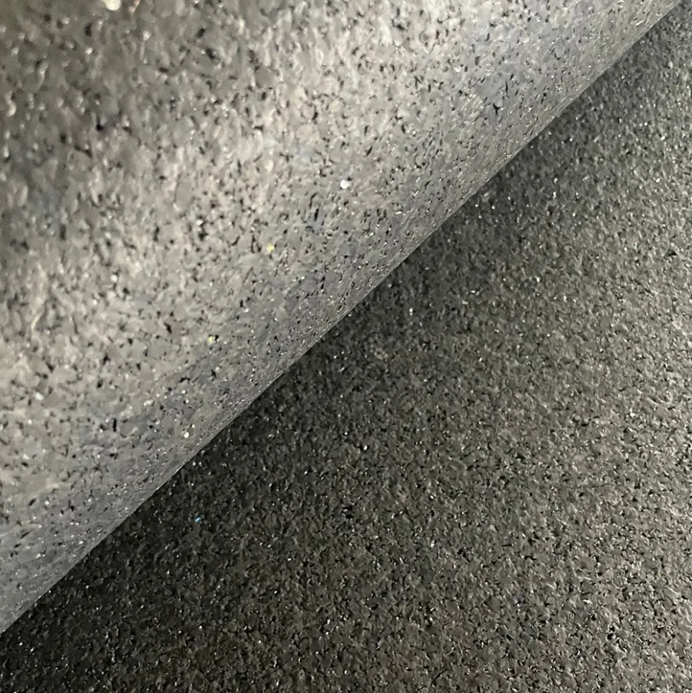 ForceFit West Athletic Rolled Rubber Black 8 mm x 4 Ft. Wide Per SF
