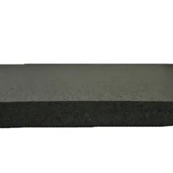 ForceFit West Athletic Rolled Rubber Black 8 mm x 4 Ft. Wide Per SF