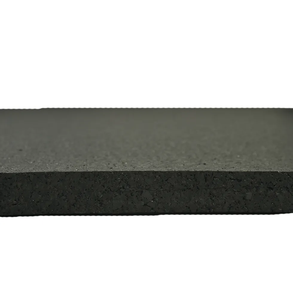 ForceFit West Athletic Rolled Rubber Black 8 mm x 4 Ft. Wide Per SF