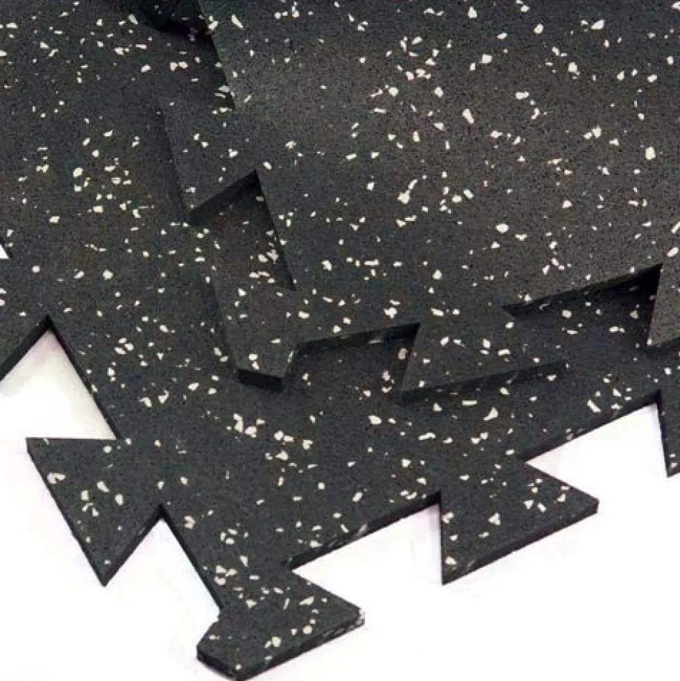 Geneva Rubber Tile 10% Color 1/2 Inch x 3x3 Ft.