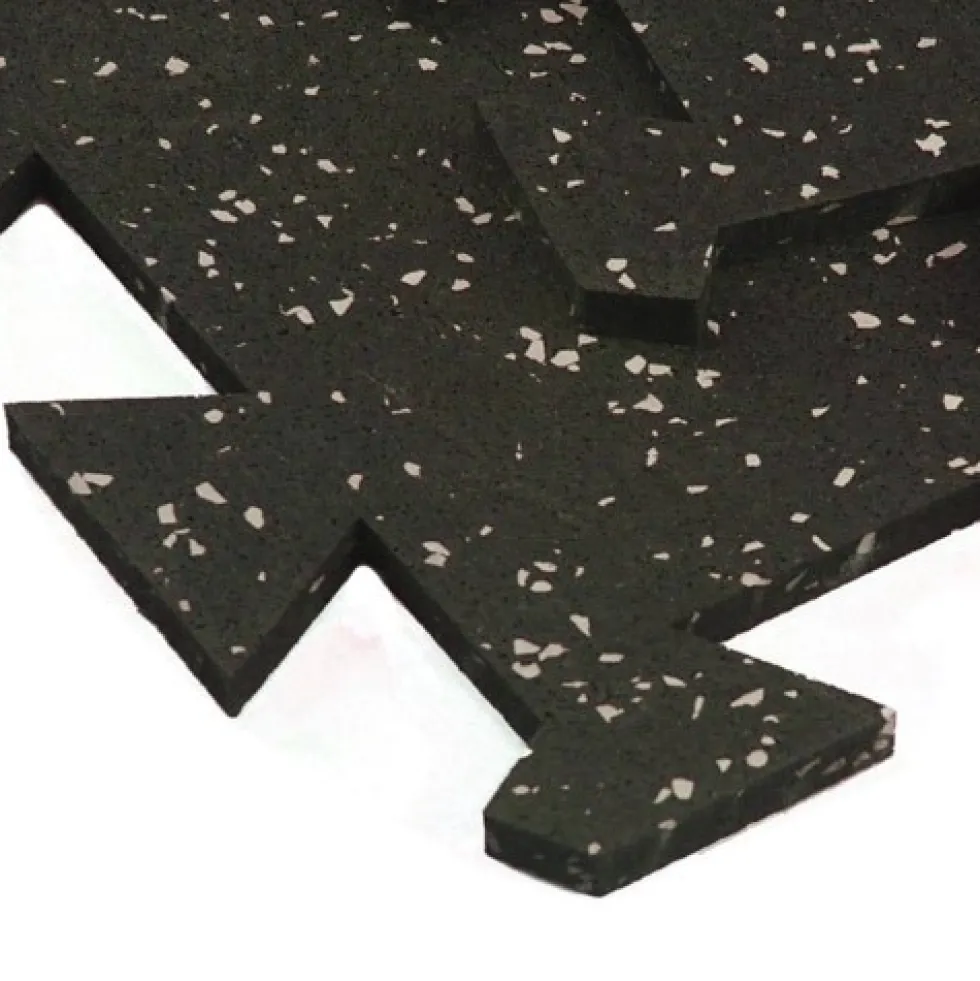 Geneva Rubber Tile 10% Color 1/2 Inch x 3x3 Ft.