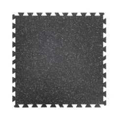 Geneva Rubber Tile 10% Color 1/2 Inch x 3x3 Ft.