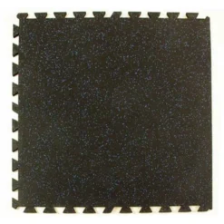 Geneva Rubber Tile 10% Color 1/2 Inch x 3x3 Ft.