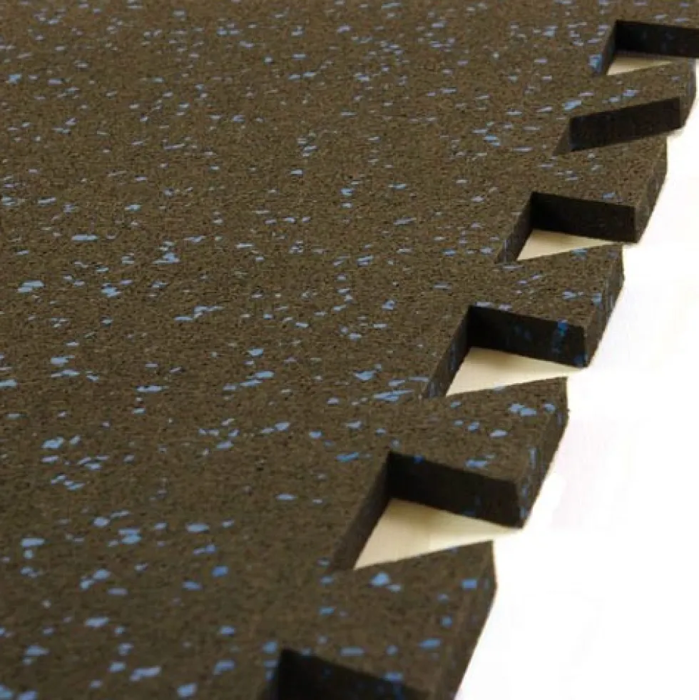 Geneva Rubber Tile 10% Color 1/2 Inch x 3x3 Ft.