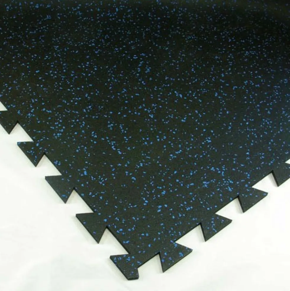 Geneva Rubber Tile 10% Color 8 mm x 3x3 Ft.