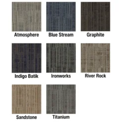 Get Moving Commercial Carpet Tiles 2.54 mm x 24x24 Inch Carton of 24