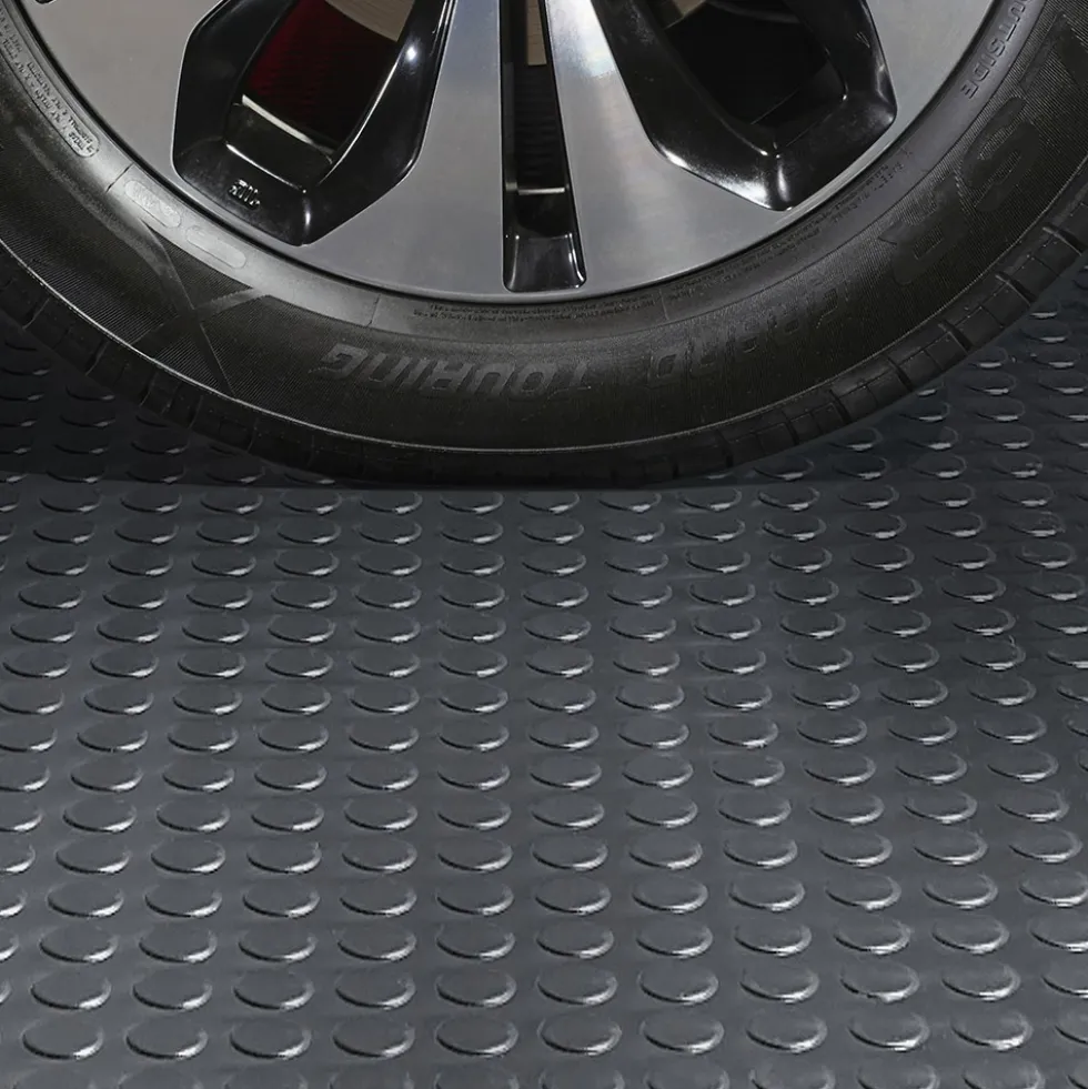 G-Floor Coin Tread Garage Floor Roll 1.9 mm x 7.5x17 Ft.