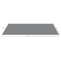 G-Floor Diamond Tread Garage Floor Roll 1.9 mm x 7.6x17 Ft.