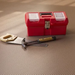G-Floor Ribbed Tread Garage Floor Roll 1.4 mm x 7.5x17 Ft.