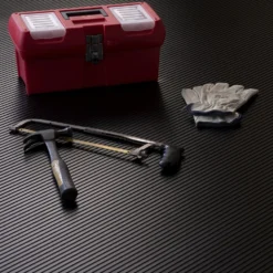 G-Floor Ribbed Tread Garage Floor Roll 1.4 mm x 8.5x22 Ft.