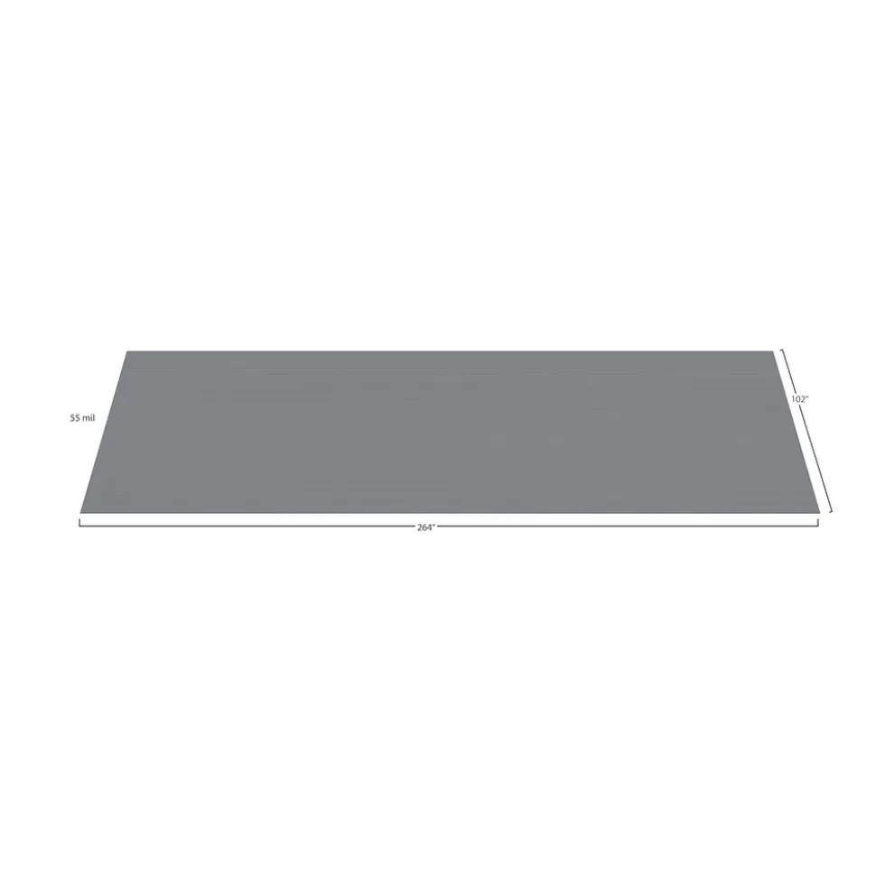 G-Floor Ribbed Tread Garage Floor Roll 1.4 mm x 8.5x22 Ft.