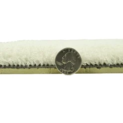 Greatmats Gym Turf Value 3/4 Inch x 15 Ft. Wide 5 mm Foam - White