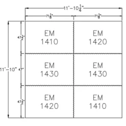 Greatmats Horse Stall Mats Kit 12x12 Ft.