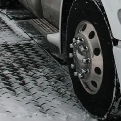 Ground Protection Mats Black 1/2 Inch x 3x8 Ft. Diamond/Diamond