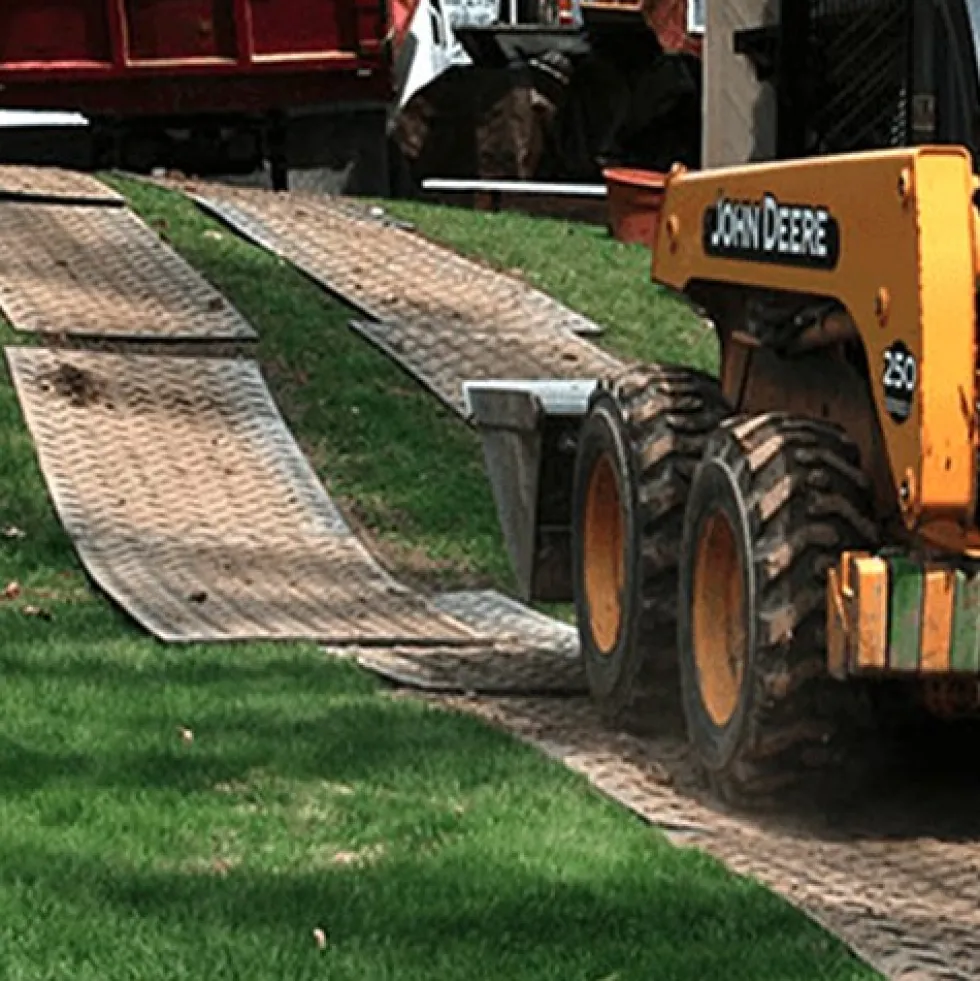 Ground Protection Mats Clear 1/2 Inch x 2x8 Ft.