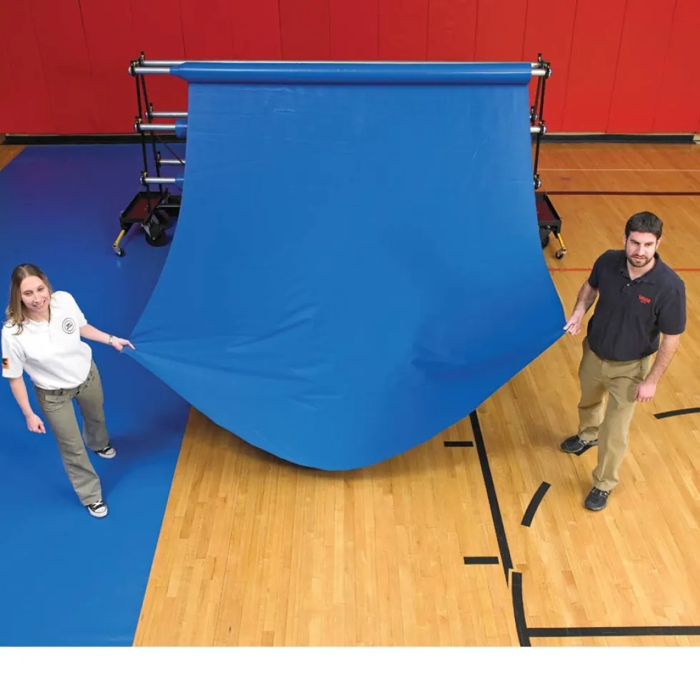 Gym Floor Cover 18 oz Vinyl Roll 10 x 100 Ft