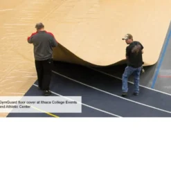Gym Floor Cover 27 oz Vinyl Roll 10 x 100 Ft