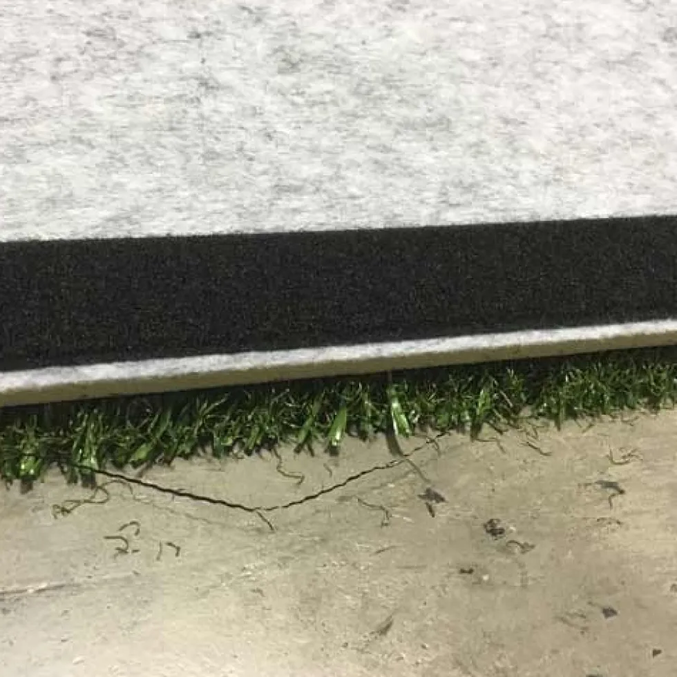 Hook and Loop Attachment Option at Seams per SF