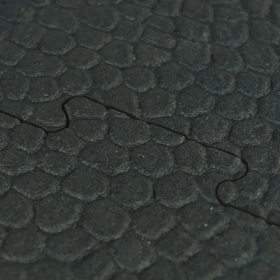 Horse Stall Interlocking 4 Ft. Border Mat Cobblestone 3/4 Inch x 4x6 Ft.