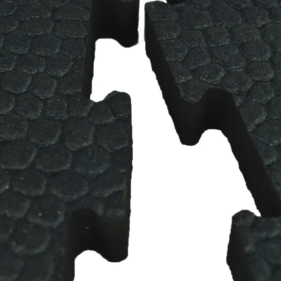 Horse Stall Interlocking 4 Ft. Border Mat Cobblestone 3/4 Inch x 4x6 Ft.