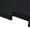 Horse Stall Interlocking 6 Ft. Border Mat Cobblestone 3/4 Inch 2x6 Ft.