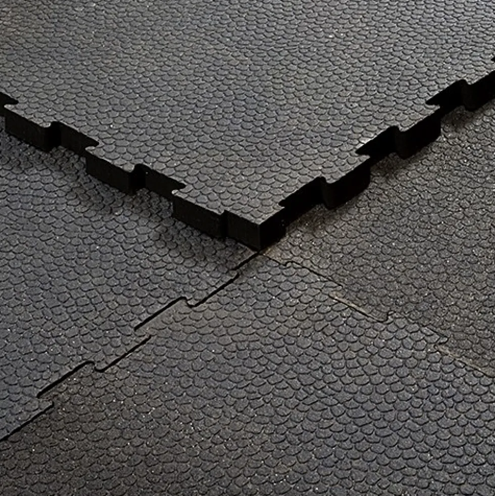 Horse Stall Interlocking 6 Ft. Border Mat Cobblestone 3/4 Inch x 4x6 Ft.