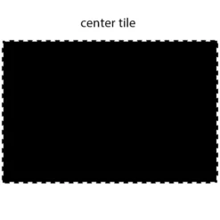 Horse Stall Mats Kit Cobblestone 3/4 Inch x 10x16 Ft.