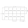 Horse Stall Mats Kit Cobblestone 3/4 Inch x 12x20 Ft.