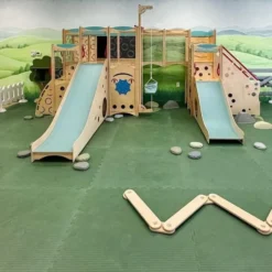 Indoor Playground Flooring Tiles 1-1/2 Inch x 1x1 Meter